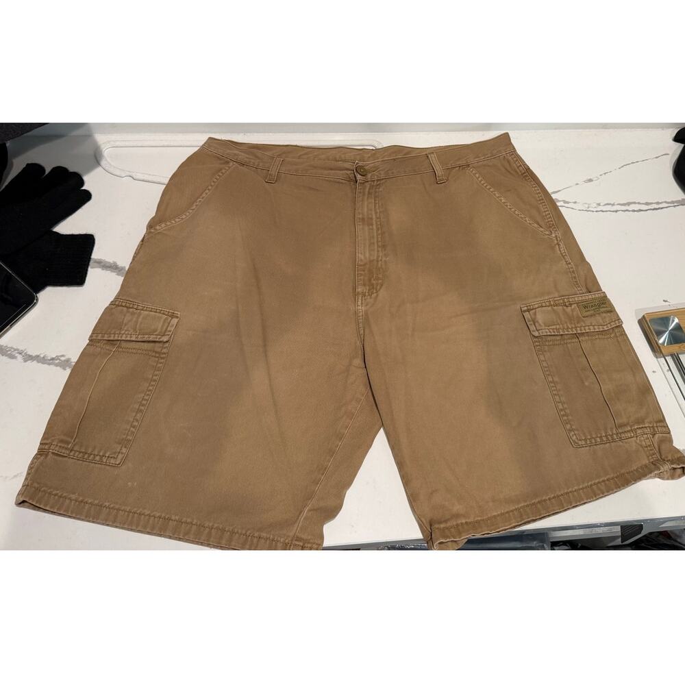 Wrangler Men's‎ Khaki Cargo Shorts Size 40 (9" inseam) Regular Fit